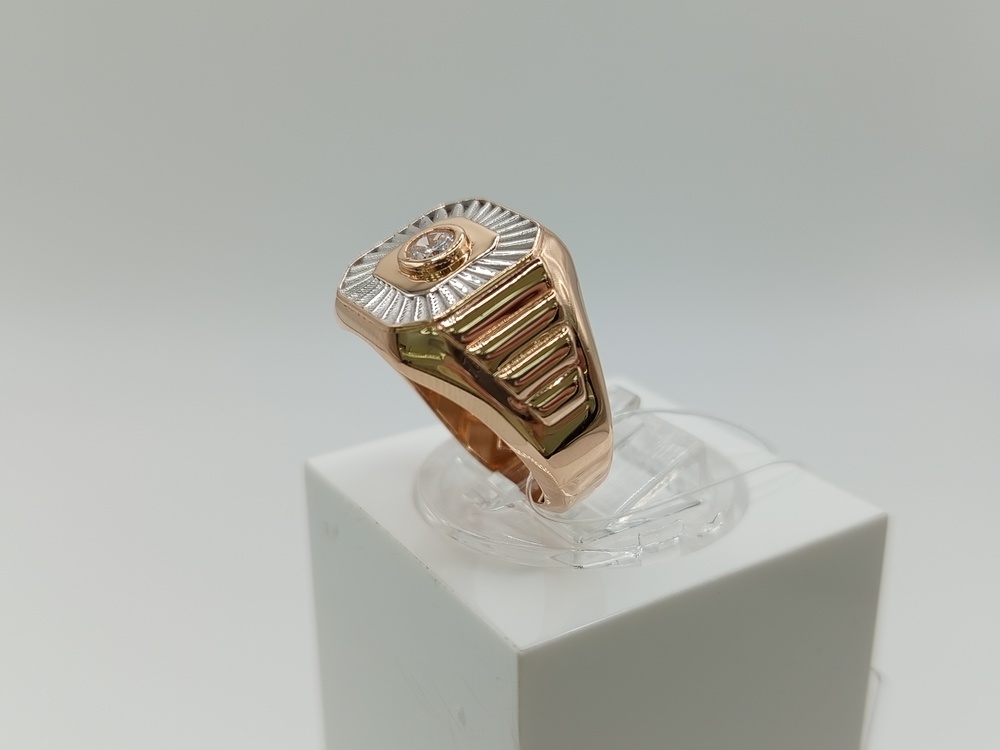 КОЛЬЦО ПЕЧАТКА с камнем (Au 585)