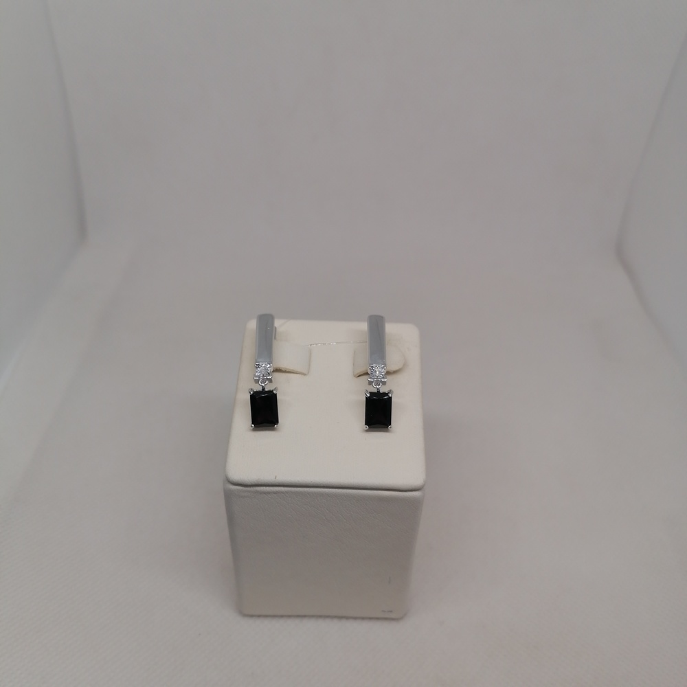 СЕРЬГИ БРИЛЛИАНТ (Ag 925)