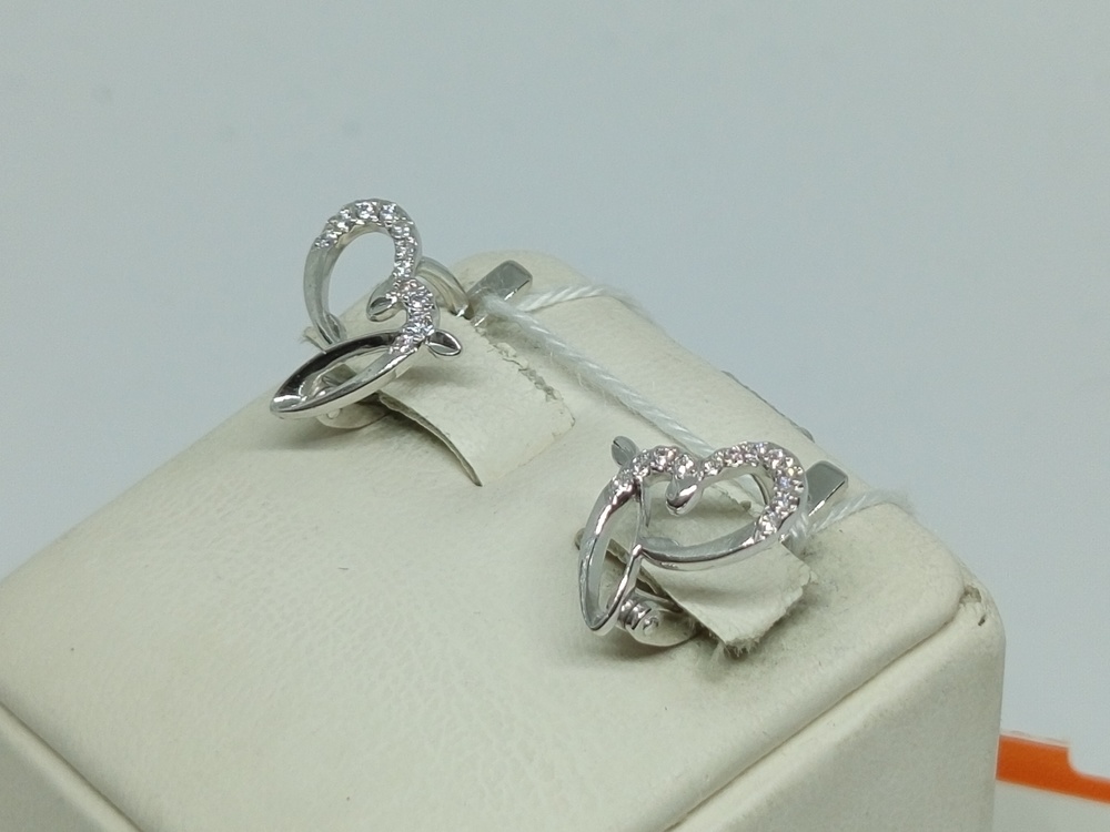 СКМИ585 СЕРЬГИ С КАМНЯМИ (Au 585)