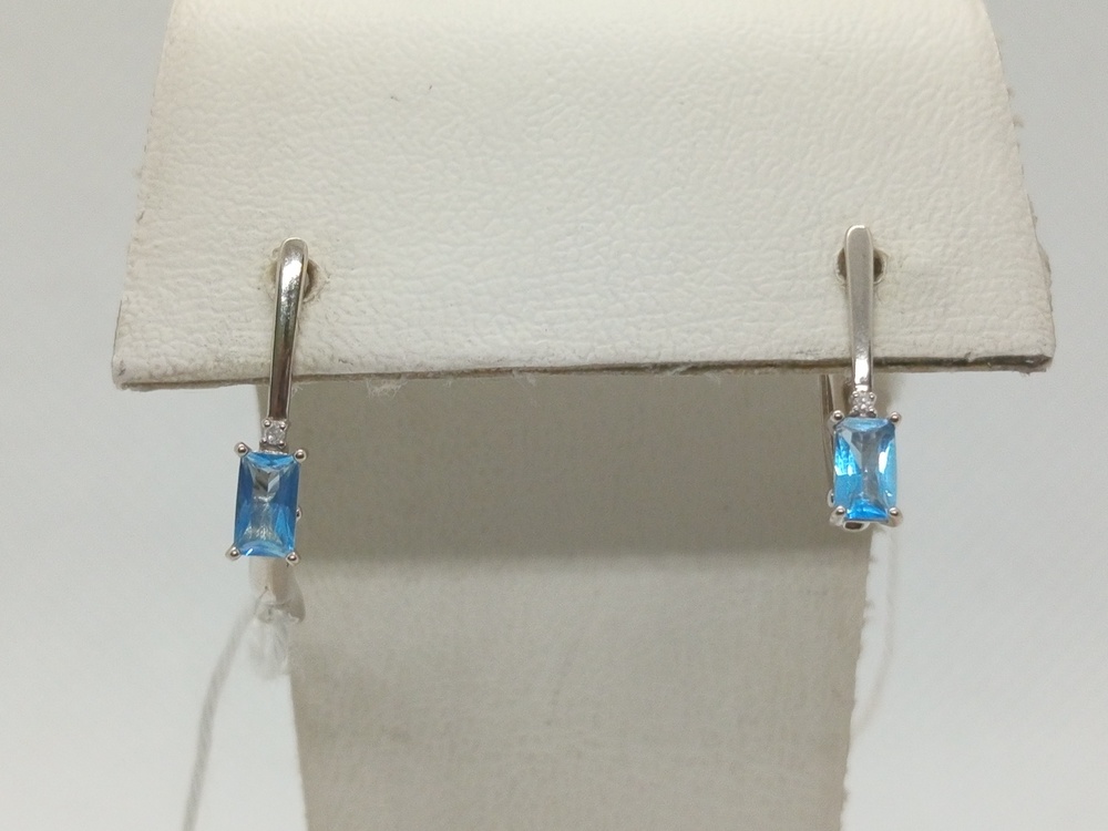 СЕРЬГИ С КАМНЯМИ (Au 585)