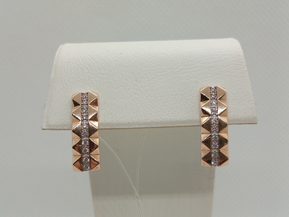 СЕРЬГИ С КАМНЯМИ (Au 585)