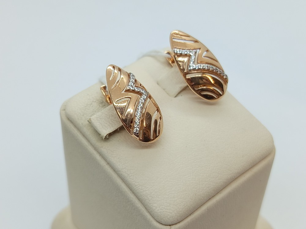 СЕРЬГИ С КАМНЯМИ (Au 585)