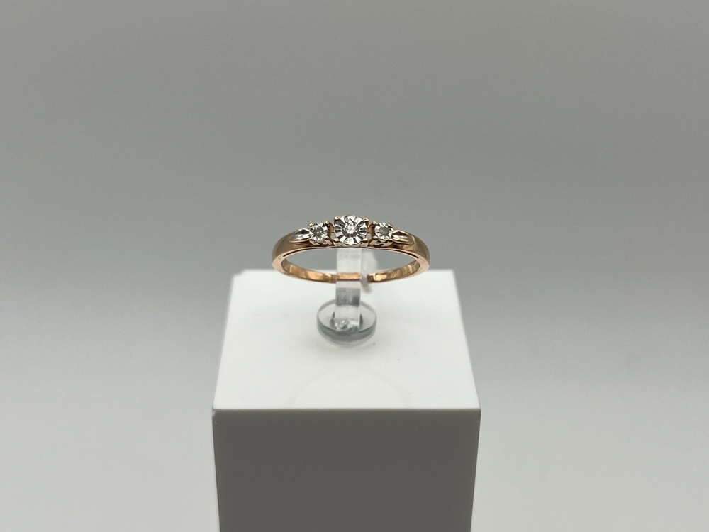 КОЛЬЦО БРИЛЛИАНТ Au 585