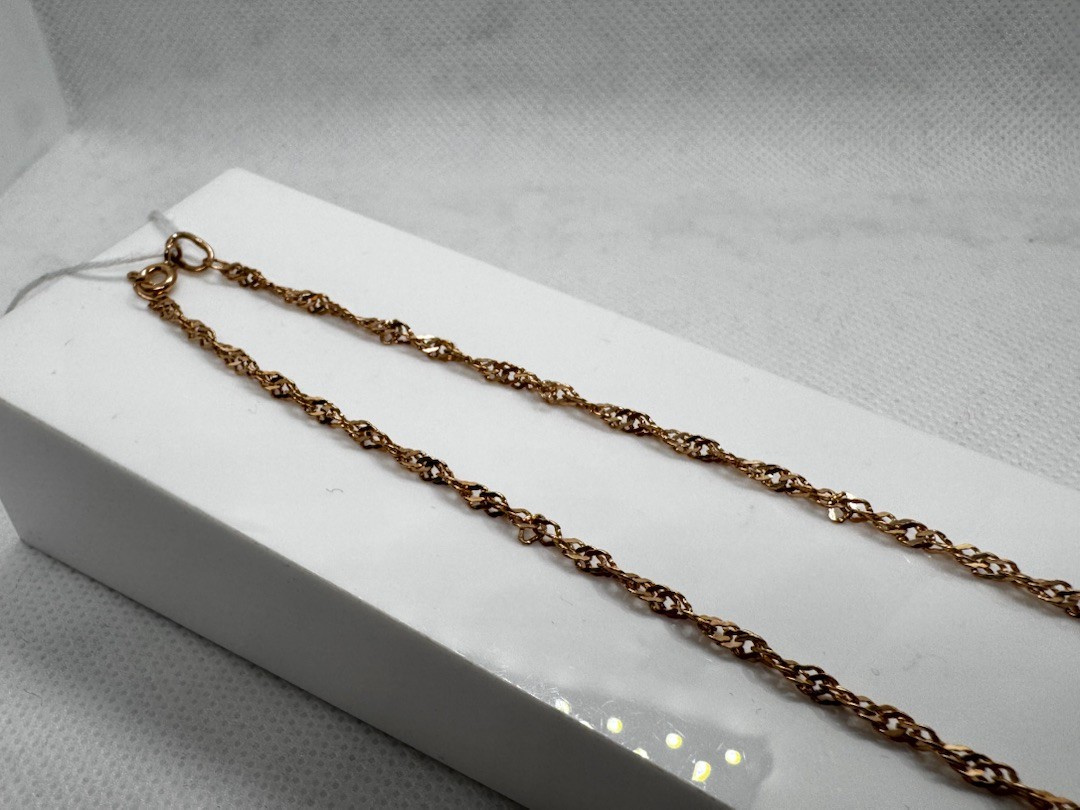 ЦЕПЬ ПУСТОТЕЛАЯ Сингапур (Au 585)