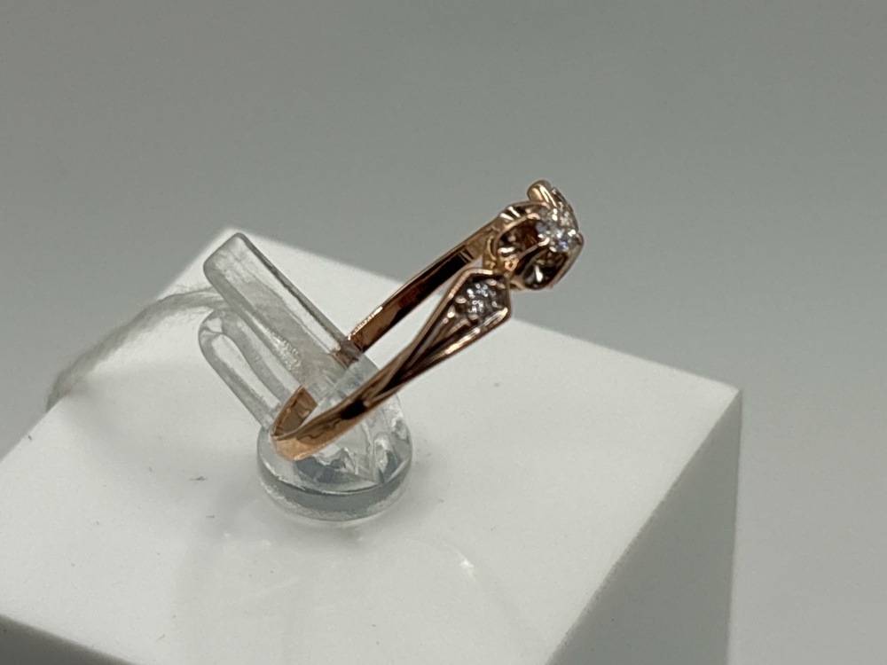 КОЛКМИ585 КОЛЬЦО С КАМНЯМИ (Au 585)