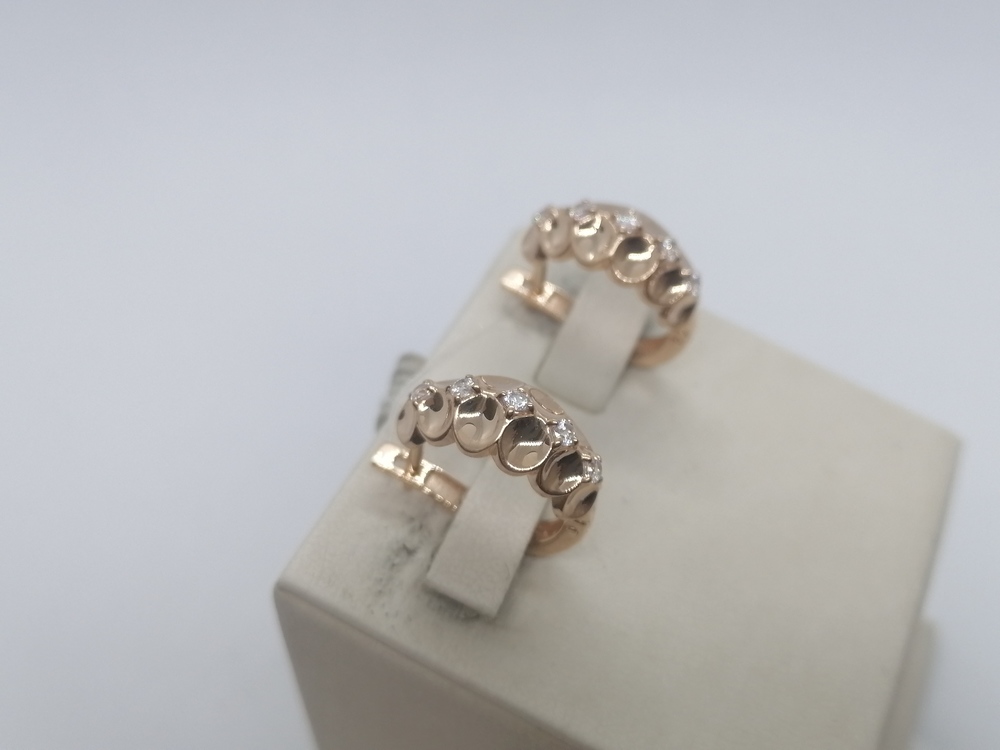 СЕРЬГИ С КАМНЯМИ (Au 585)