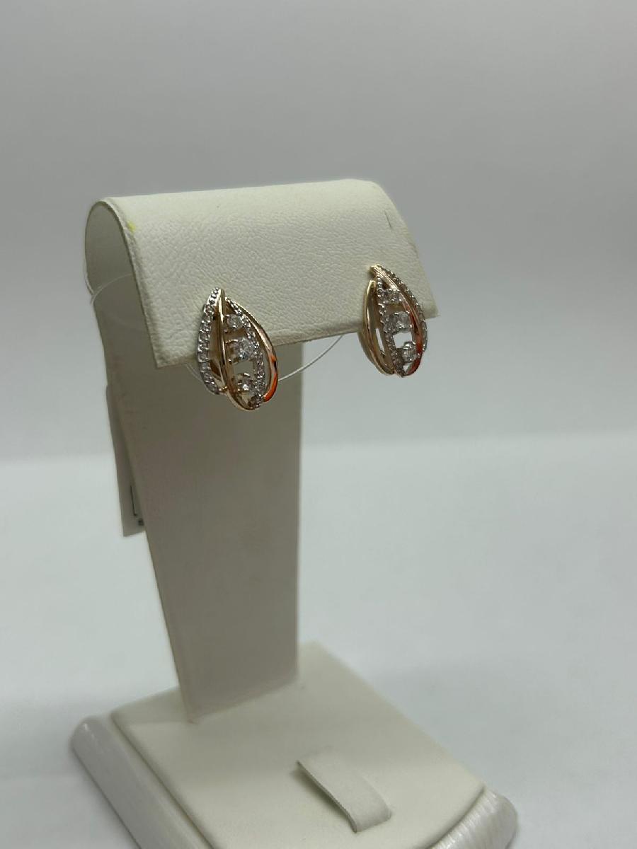 СЕРЬГИ С КАМНЯМИ (Au 585)