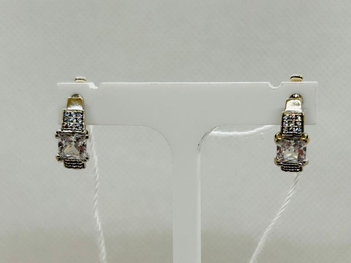 СЕРЬГИ С КАМНЯМИ (Au 585)