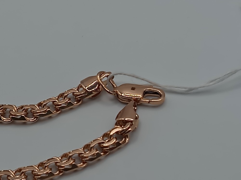 БЛБ585 БРАСЛЕТ ПОЛНОВЕСНЫЙ Бисмарк (Au 585)