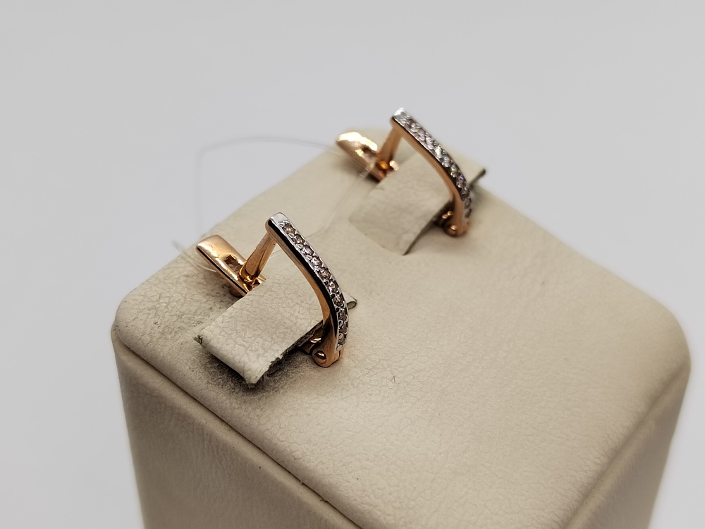 СЕРЬГИ С КАМНЯМИ (Au 585)