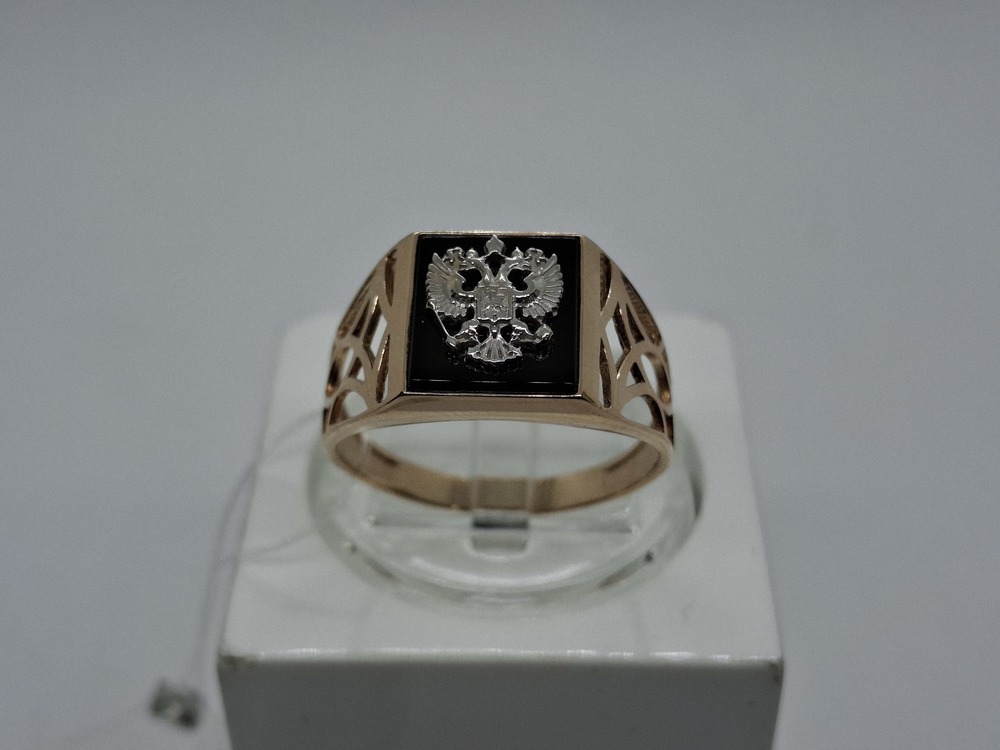 ПЕЧАТКА С КАМНЯМИ (Au 585)