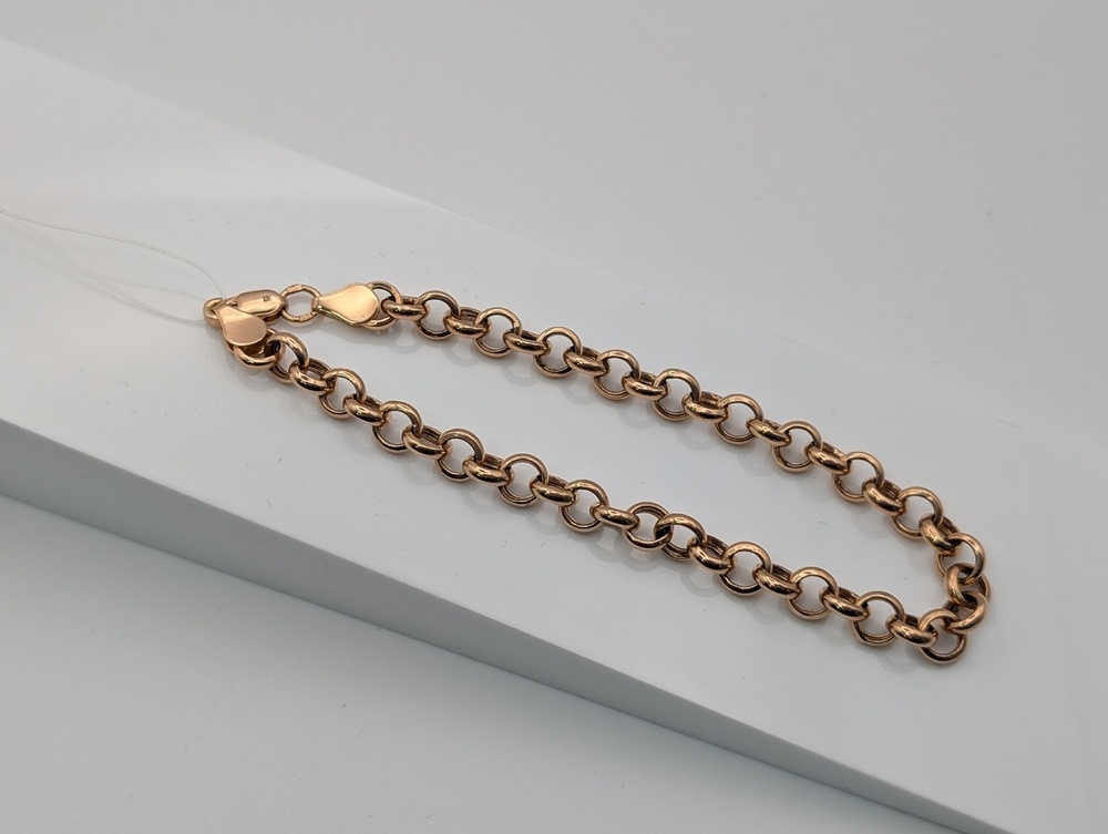 БРАСЛЕТ ПУСТОТЕЛЫЙ Шопард(бельцер) (Au 585)