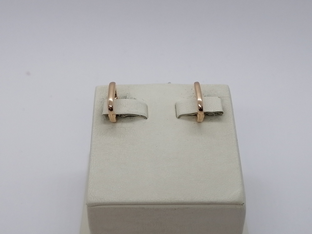 СЕРЬГИ БЕЗ КАМНЯ (Au 585)