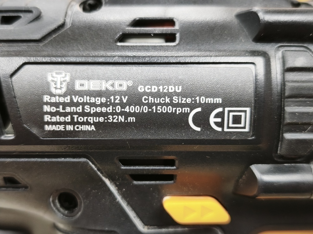 Шуруповерт Deko GCD12DU