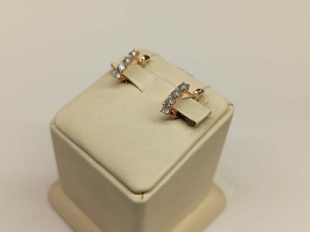 СЕРЬГИ С КАМНЯМИ (Au 585)