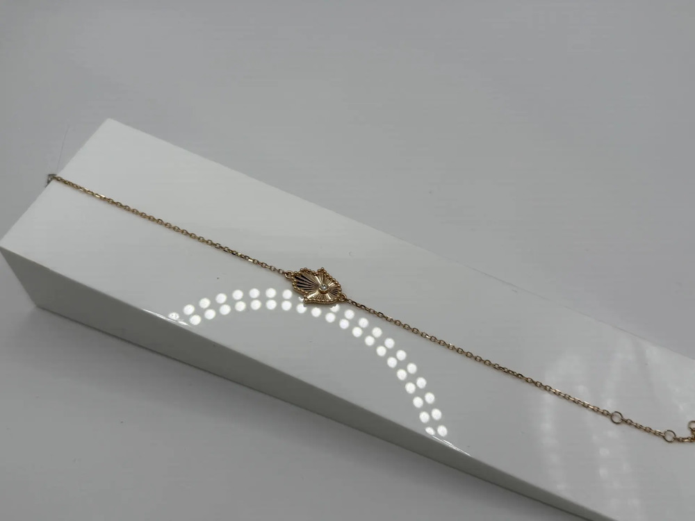 БРАСЛЕТ ФАНТАЗИЯ с камнем (Au 585)