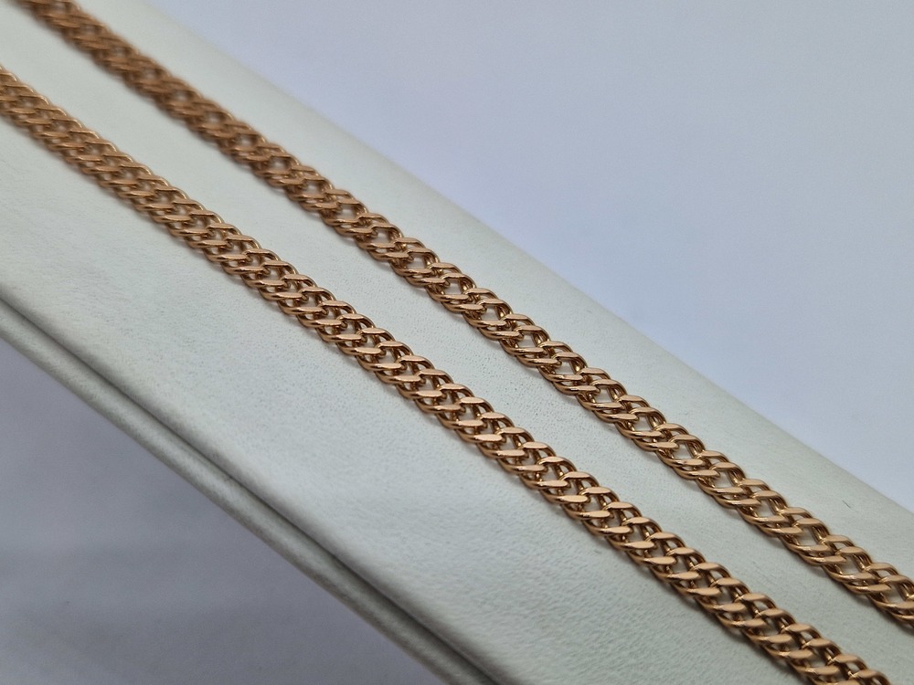 ЦЕПЬ ПОЛНОВЕСНАЯ Ромб двойной (Au 585)