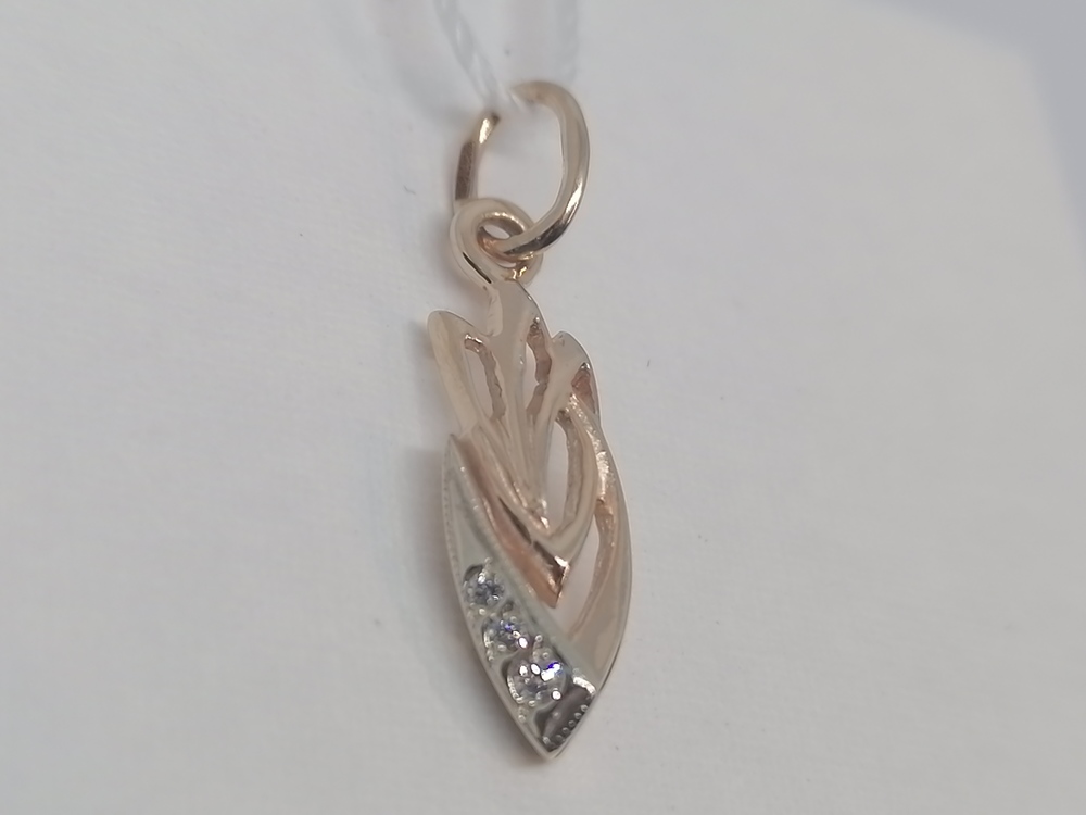 ПОДВЕСКА С КАМНЯМИ (Au 585)