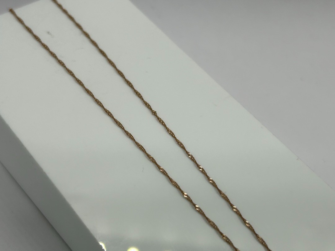 ЦПСИ585 ЦЕПЬ ПУСТОТЕЛАЯ Сингапур (Au 585)