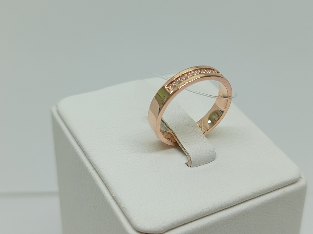 КОЛЬЦО Обручальное БРИЛЛИАНТ (Au 585)