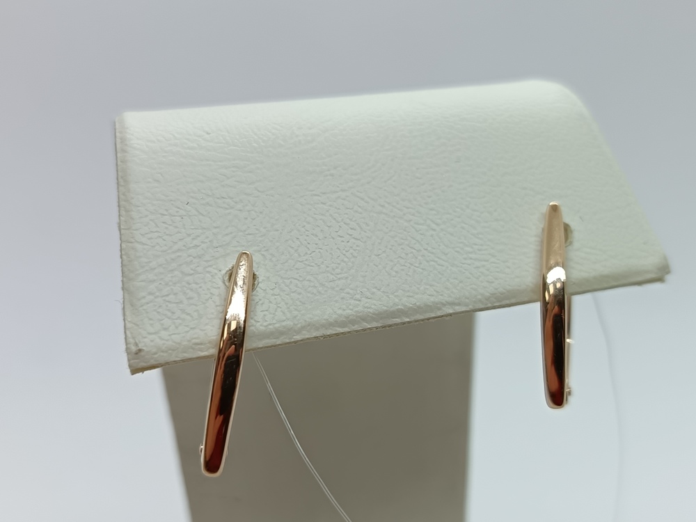 СЕРЬГИ БЕЗ КАМНЯ (Au 585)