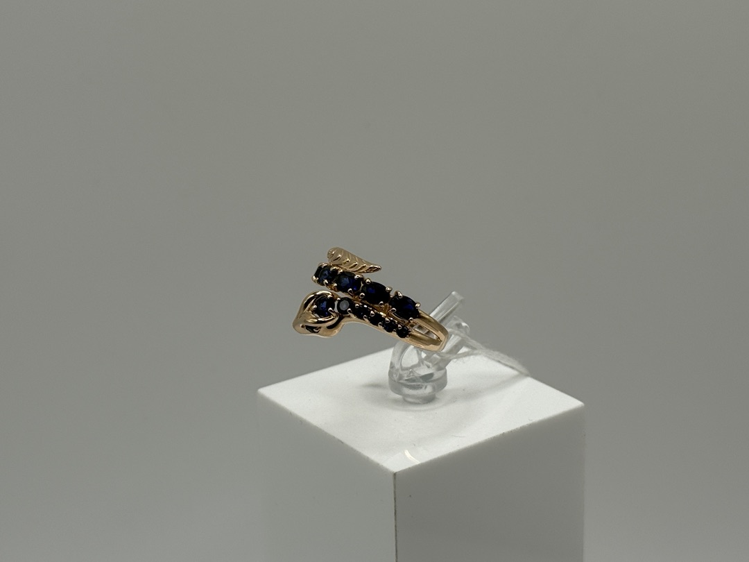 КОЛКМИ585 КОЛЬЦО С КАМНЯМИ (Au 585)