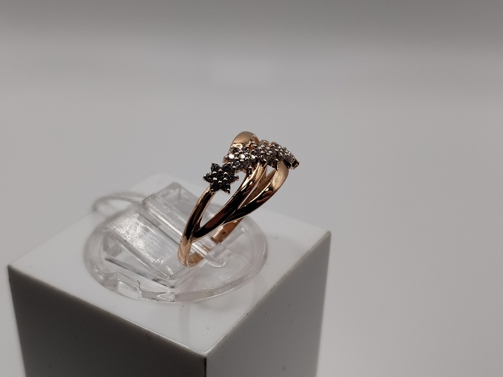 КОЛКМИ585 КОЛЬЦО С КАМНЯМИ (Au 585)