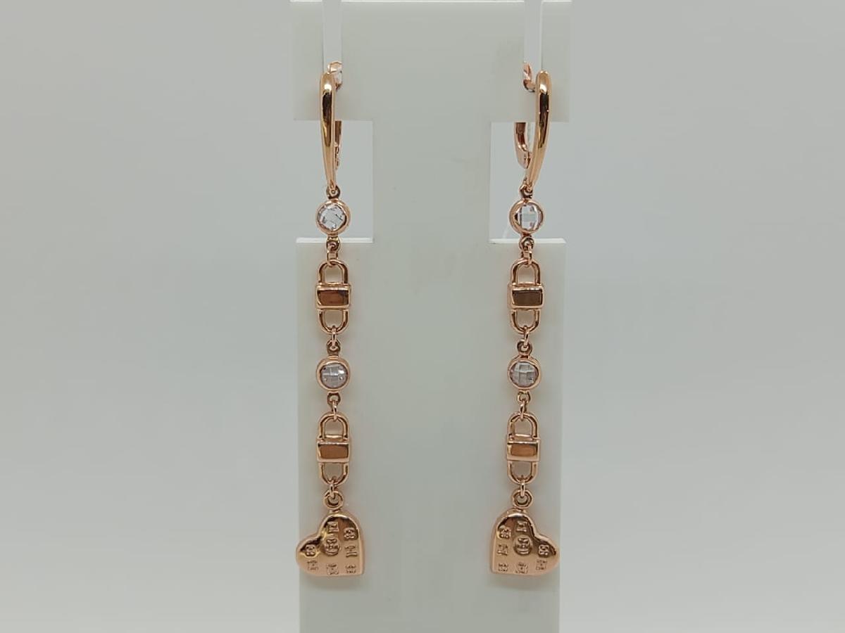 СЕРЬГИ С КАМНЯМИ (Au 585)