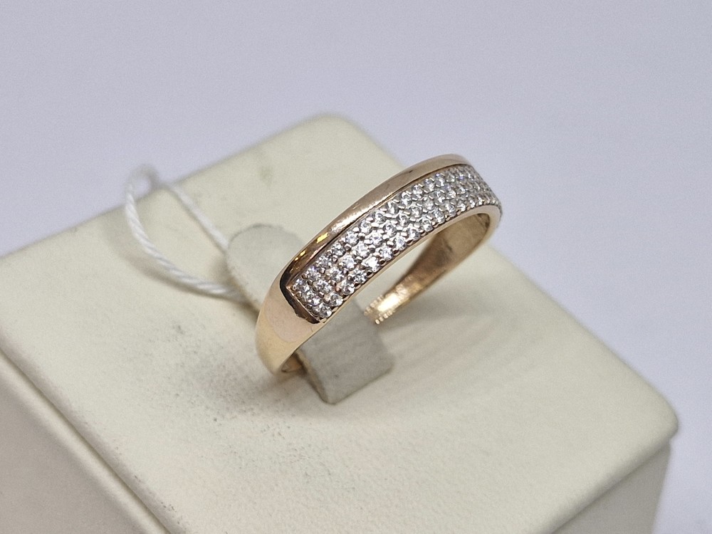 КОЛКМИ585 КОЛЬЦО С КАМНЯМИ (Au 585)