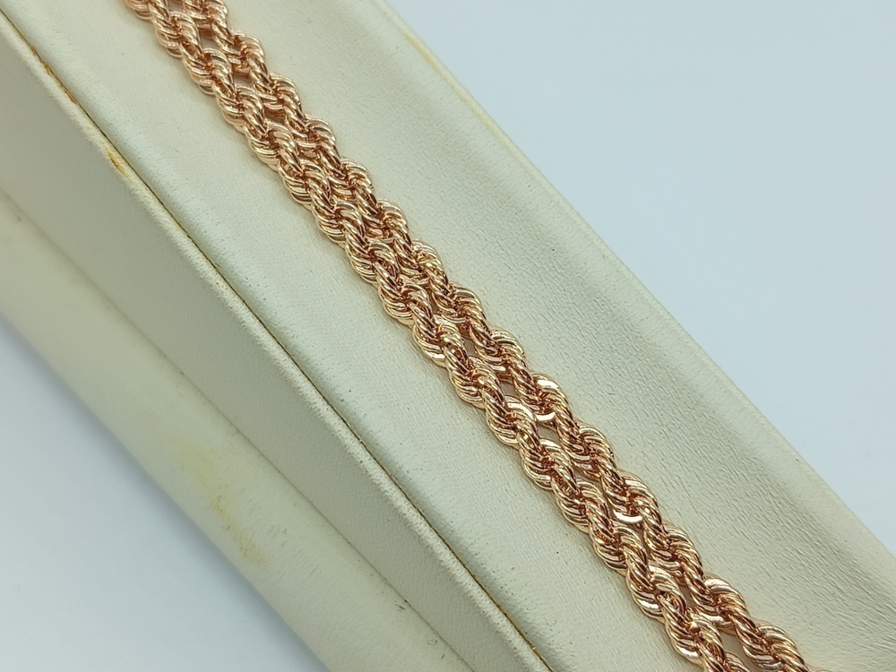 ЦЕПЬ ПУСТОТЕЛАЯ Веревка (Au 585)