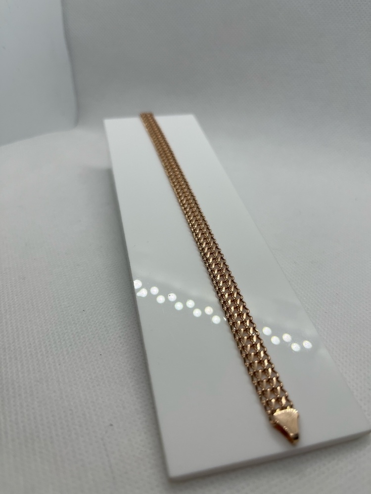 БЛ8585 БРАСЛЕТ ПОЛНОВЕСНЫЙ Восьмерка (Au 585)