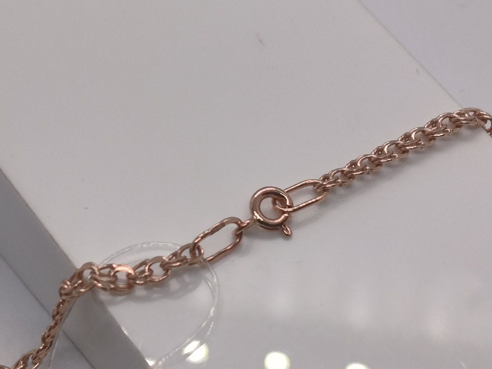 ЦЕПЬ ПУСТОТЕЛАЯ Бисмарк (Au 585)