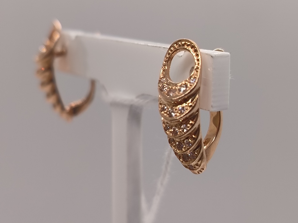 СЕРЬГИ С КАМНЯМИ (Au 585)