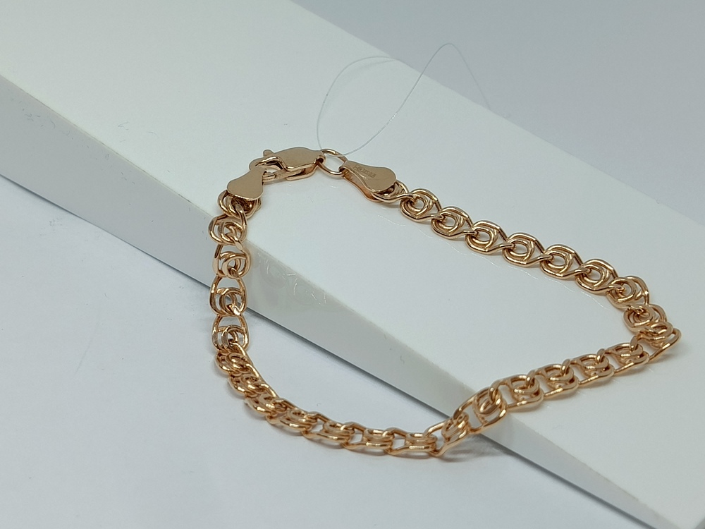 7080270П-17 БРАСЛЕТ ПУСТОТЕЛЫЙ Лав (Au 585)