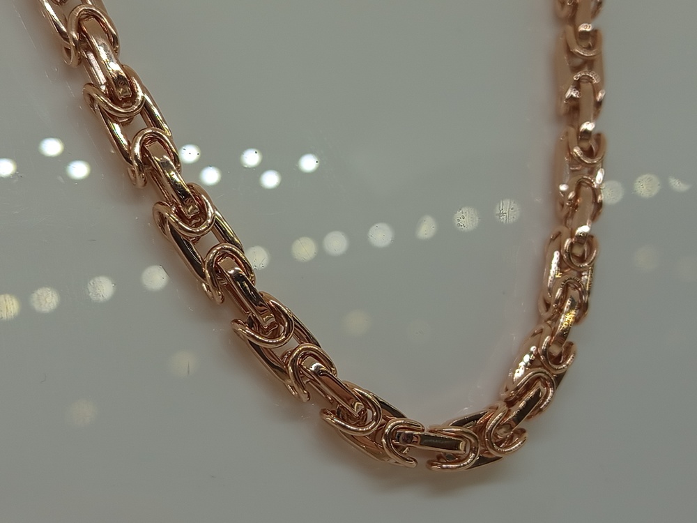 ЦЕПЬ ПОЛНОВЕСНАЯ Московский бит (Au 585)