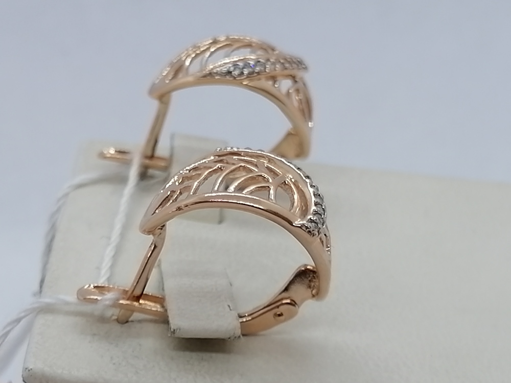 СЕРЬГИ С КАМНЯМИ (Au 585)