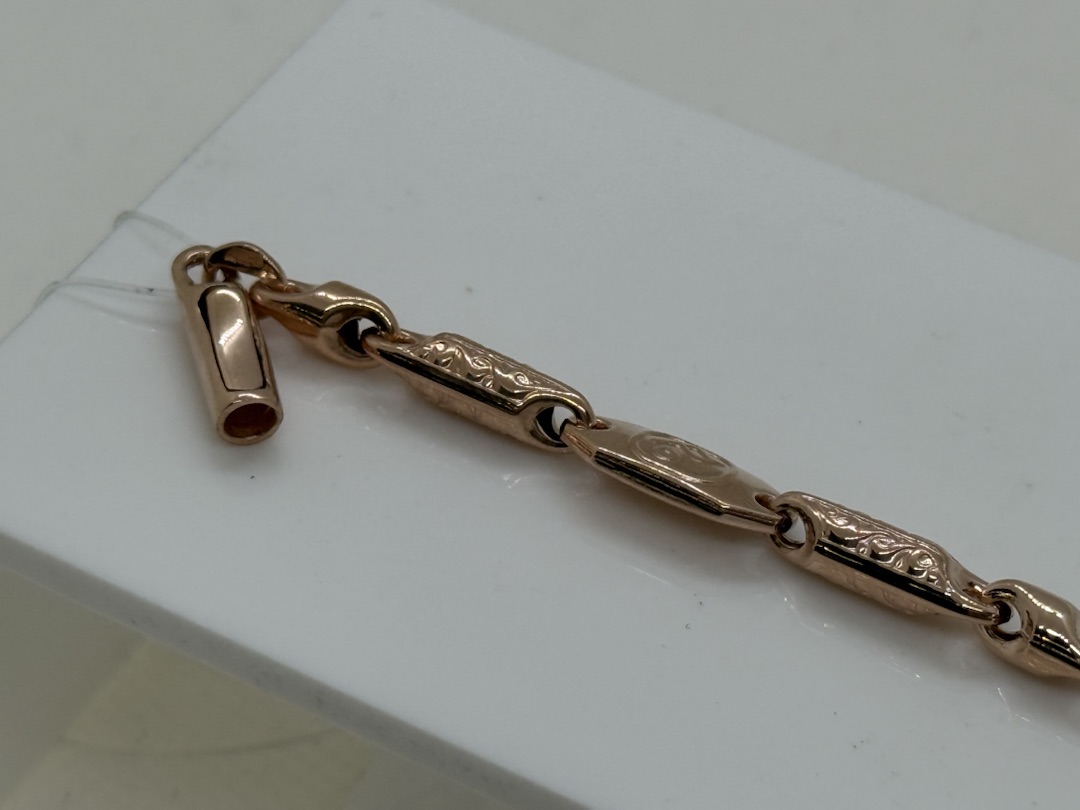 БРАСЛЕТ ПУСТОТЕЛЫЙ Фантазия (Au 585)