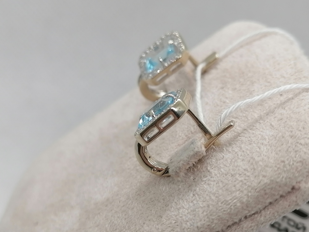 СЕРЬГИ С КАМНЯМИ (Au 585)