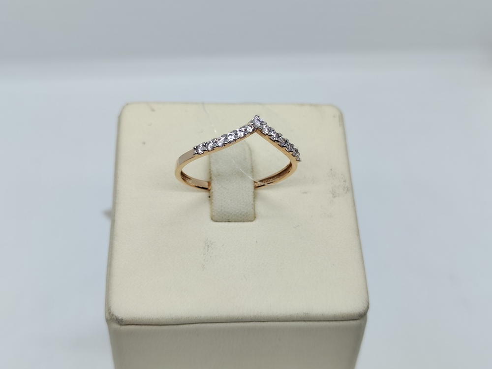 КОЛЬЦО С КАМНЯМИ (Au 585)