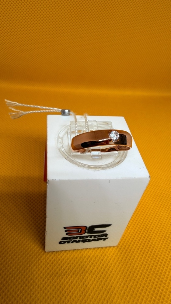 КОЛКМ585 КОЛЬЦО С КАМНЕМ (Au 585)