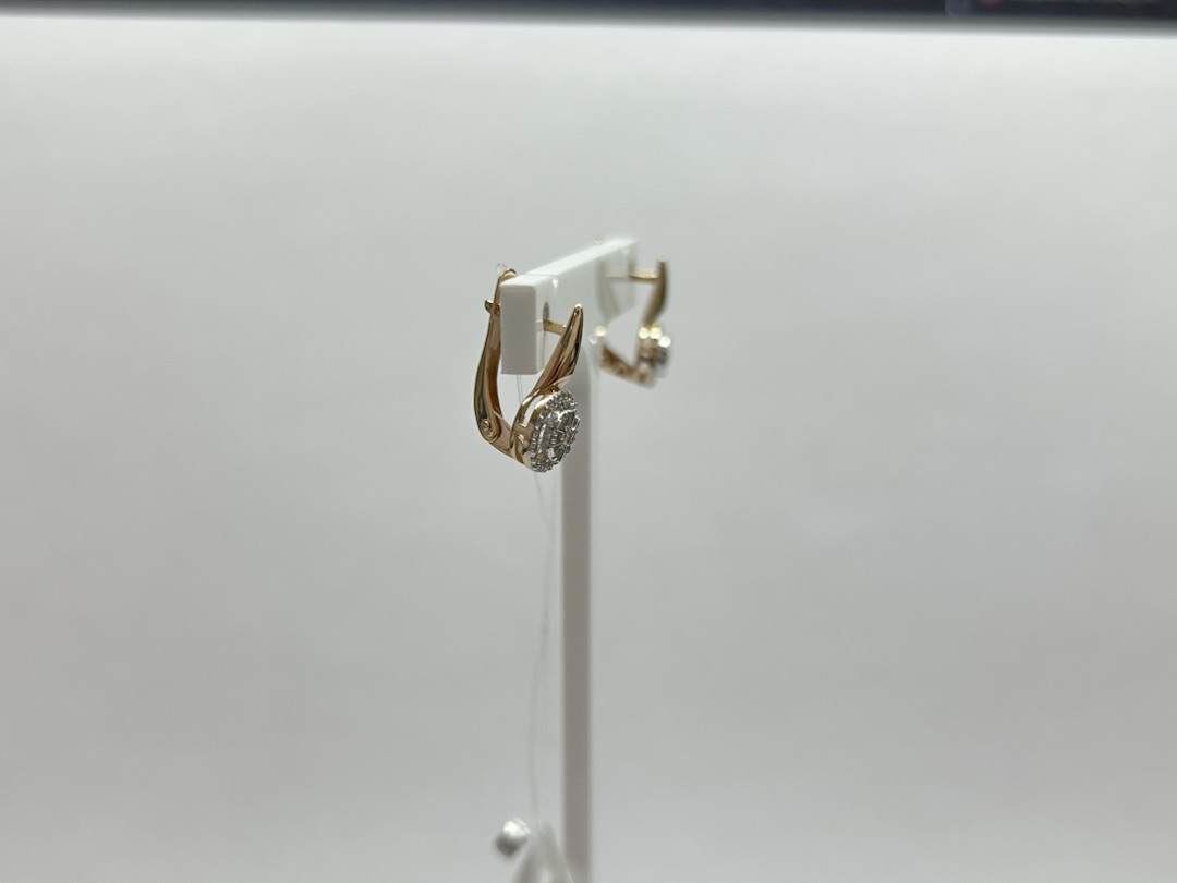 СЕРЬГИ С КАМНЯМИ (Au 585)