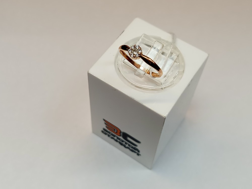 КОЛЬЦО С КАМНЯМИ (Au 375)