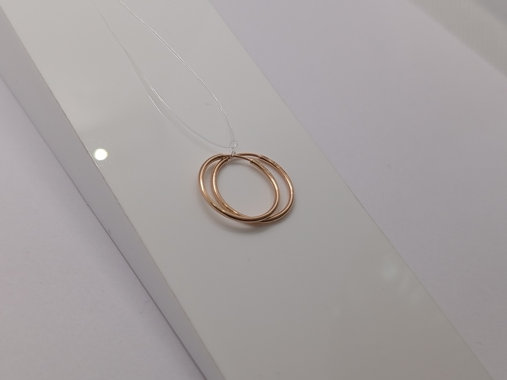 СЕРЬГИ КОНГО без камня (Au 585)