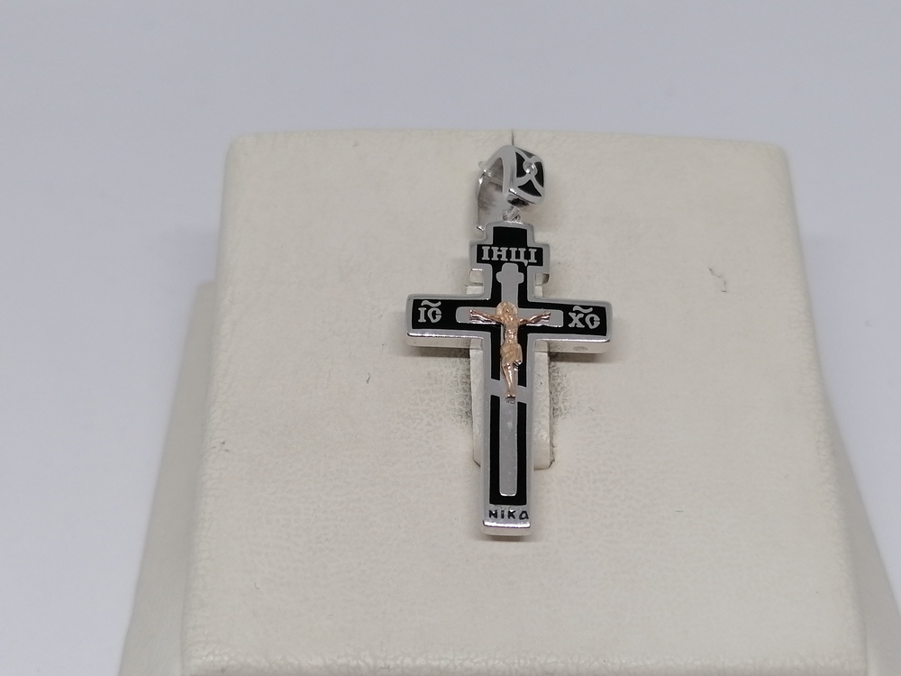 ПОДВЕСКА КРЕСТ Бриллиант (Ag 925)