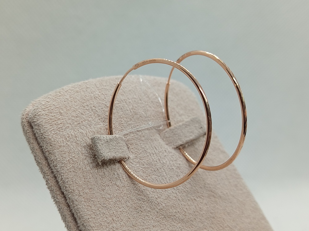 СЕРЬГИ КОНГО без камня (Au 585)