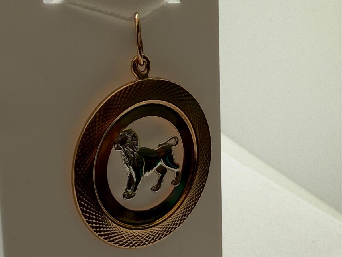 ПОДВЕСКА ЗНАК ЗОДИАКА ЛЕВ Au 585