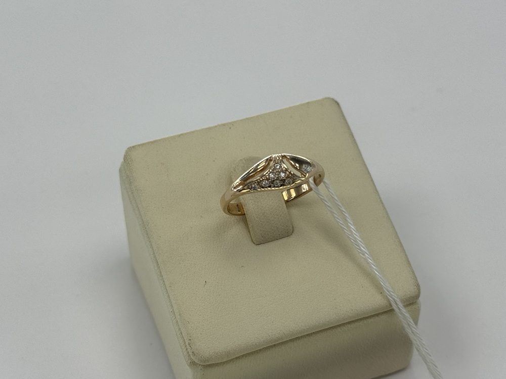 КОЛКМИ585 КОЛЬЦО С КАМНЯМИ (Au 585)