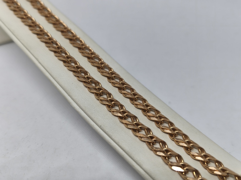 ЦЛР2585 ЦЕПЬ ПОЛНОВЕСНАЯ Ромб двойной (Au 585)