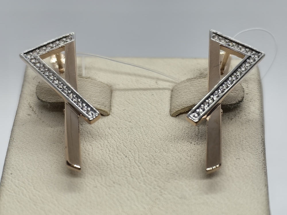 СЕРЬГИ С КАМНЯМИ (Au 585)