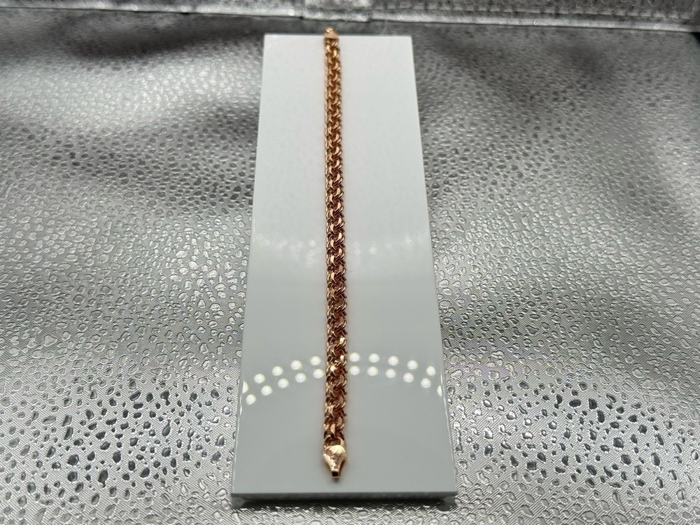 БРАСЛЕТ ПУСТОТЕЛЫЙ Бисмарк (Au 585)